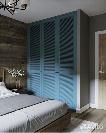 Жалюзийные дверцы для шкафа