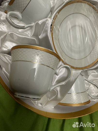 Чайная пара.Набор чайный.Фарфор.Milvis.Новые