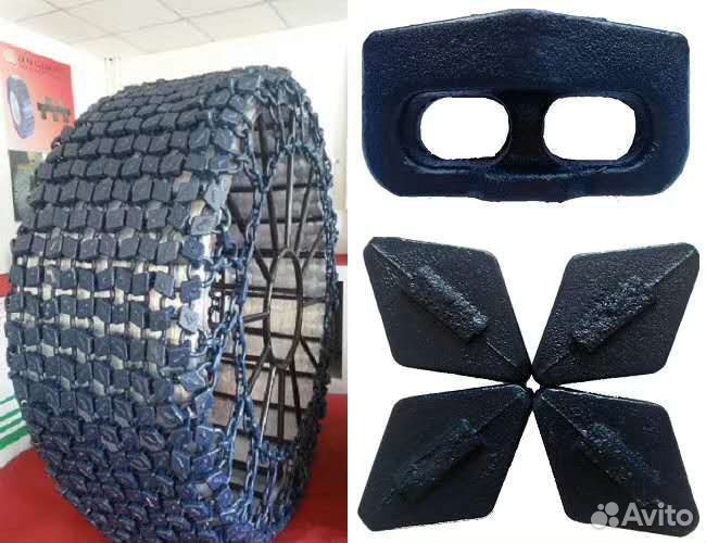 Цепь противоскольжения на погрузчик