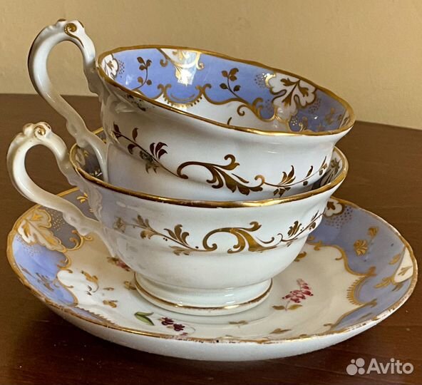 Чайное трио с нюансами. Антикварное. Англия