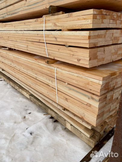 Доска обрезная 50х150х6000мм с доставкой