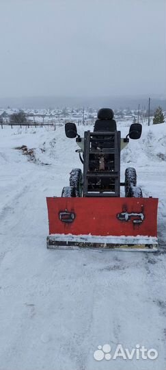 Минитрактор самодельный переломка