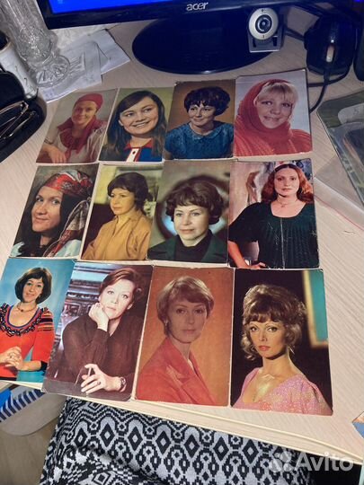 Открытки актеров. СССР цветные