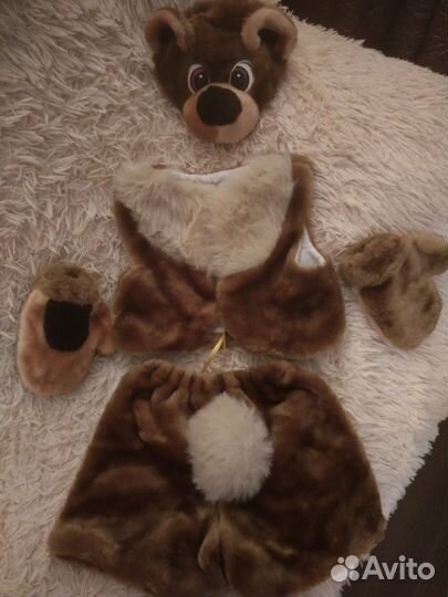 Прокат новогоднего костюма медвежонка