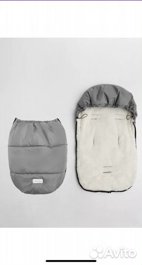 Зимний конверт в коляску 85 см