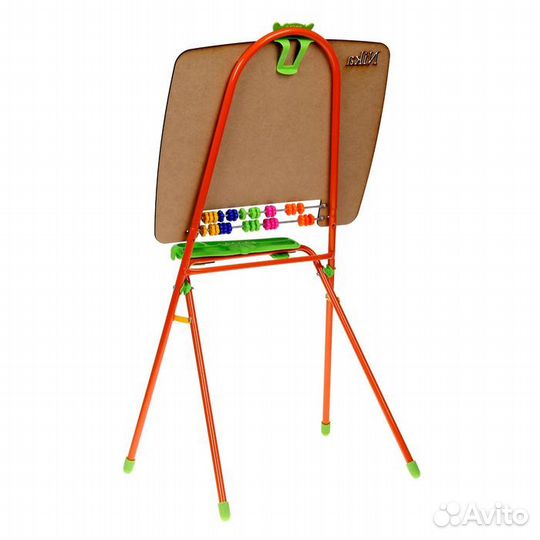 Мольберт новый односторонний, цвет оранжевый