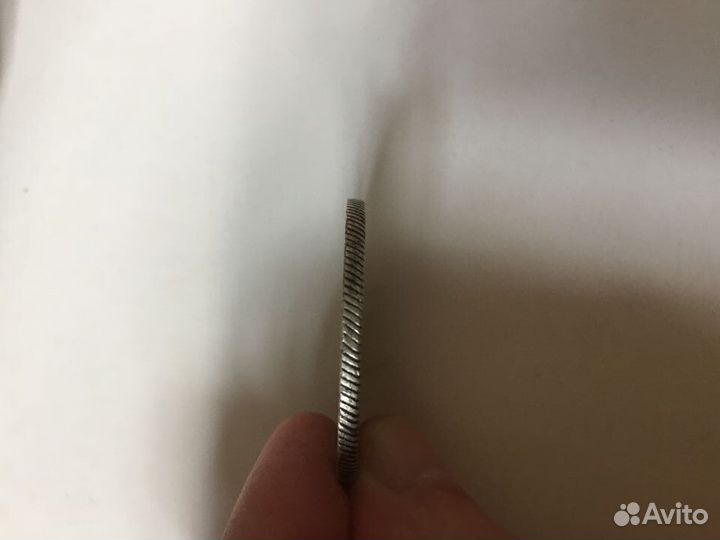 Монета серебряный рубль 1777г фл редкая