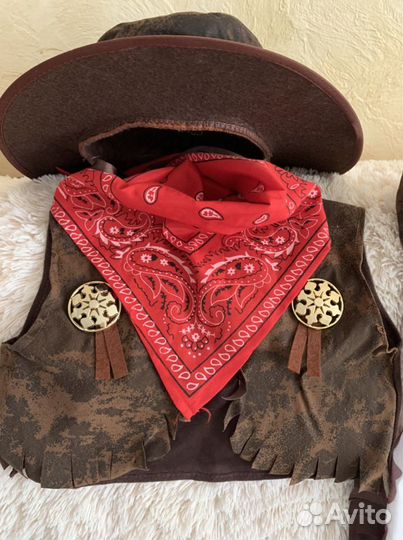 Костюм ковбоя на 3 года, рост 86-92