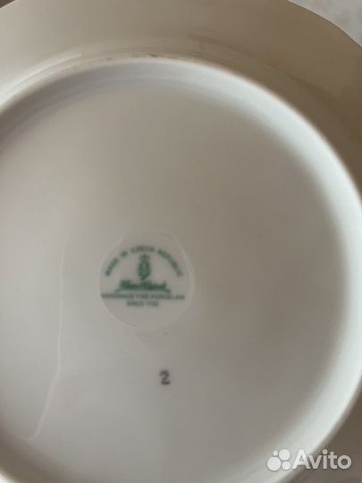 Тарелки набор и блюдо круглое Чешский фарфор