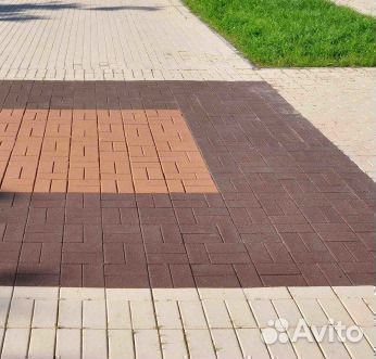 Клинкерная брусчатка. коричневый 