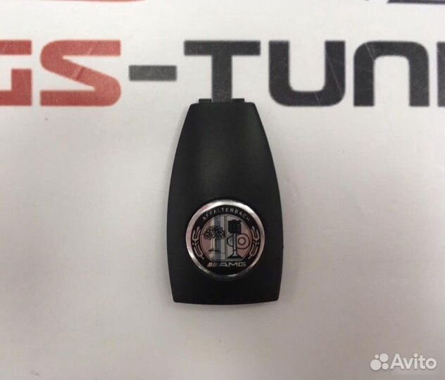 Крышка на ключ Mercedes Affalterbach Ч/Б