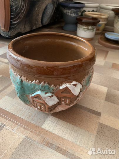 Горшок керамический для цветов