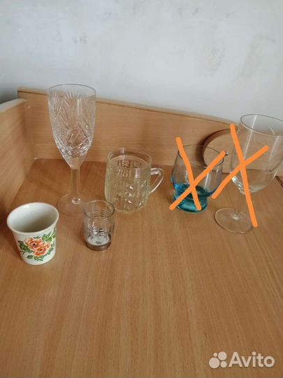 Стопки, фужеры СССР, стаканы