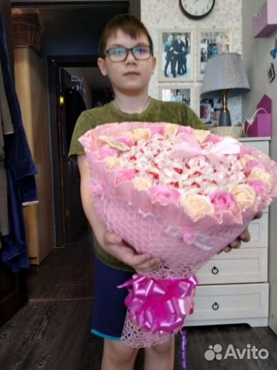 Съедобные букет из конфет Рафаэлло сладкий