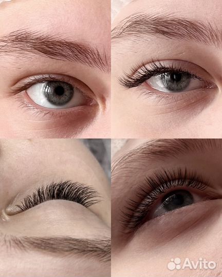 Наращивание ресниц на дому