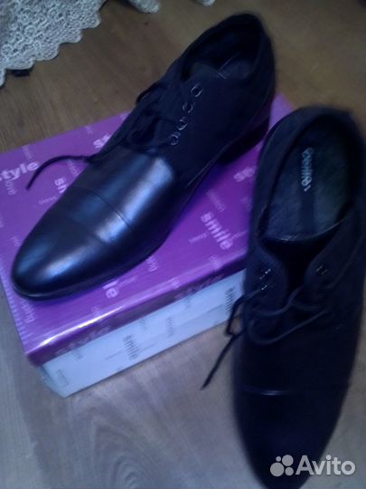 Туфли, ботики (осень, зима) мужские новые