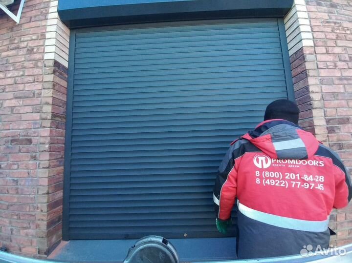 Секционные ворота автоматические