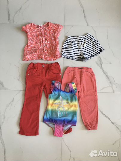 Одежда для девочки пакетом 2-4 года
