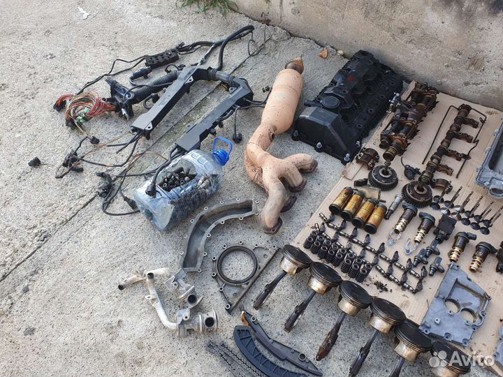 Двигатель N62 4.5L по запчастям для BMW E53 E65