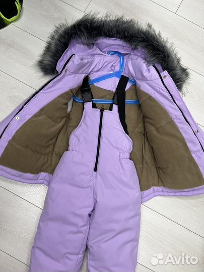 Детская зимняя куртка и полукомбинезон