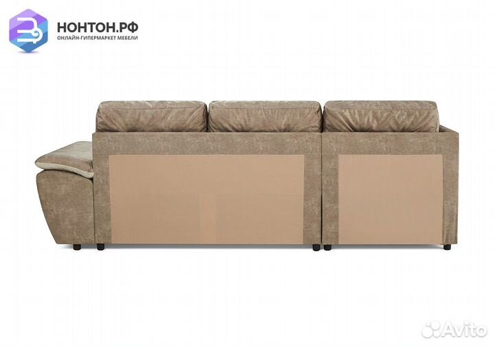 Диван угловой дельфин Риттэр бежевый