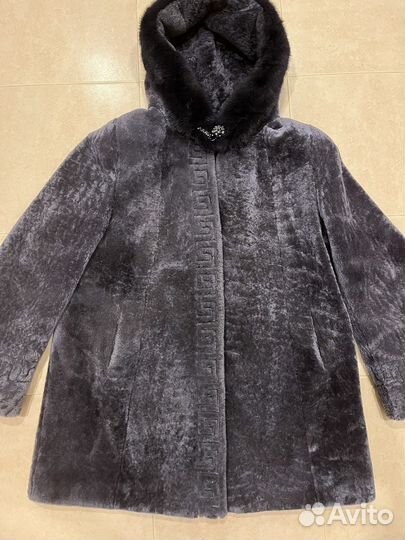 Мутоновая шуба натуральная
