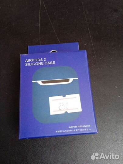 Синий чехол на airpods 2