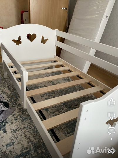 Детская кровать от 3 лет с бортиками