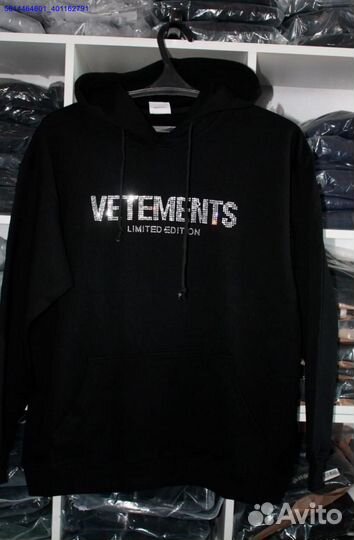 Vetements худи со стразами (Арт.87552)
