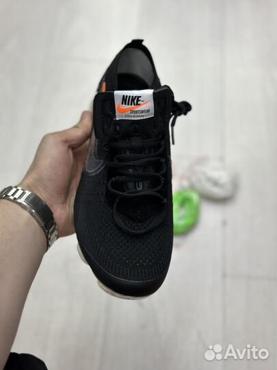 Кроссовки Nike Vapormax мужские черные Off White