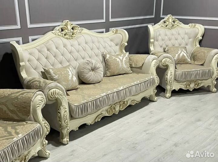 Диван, диван раскладной, тройка, диван с креслами