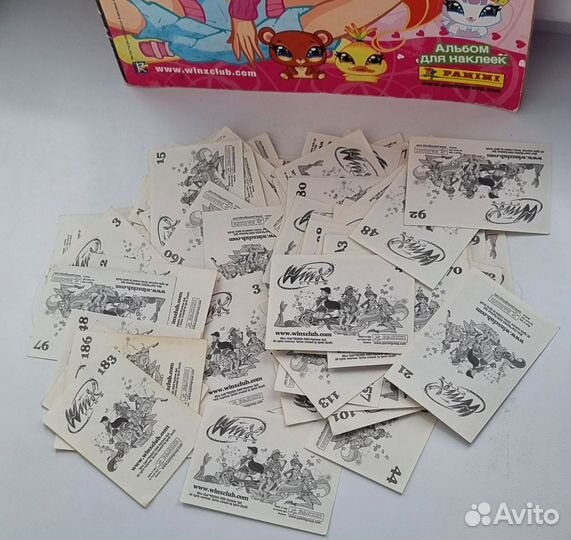 Наклейки для журнала Винкс Love&Pets