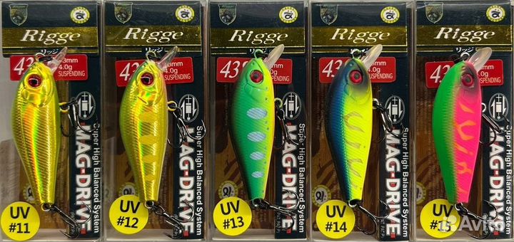 Воблеры Zipbaits Rigge 43SP