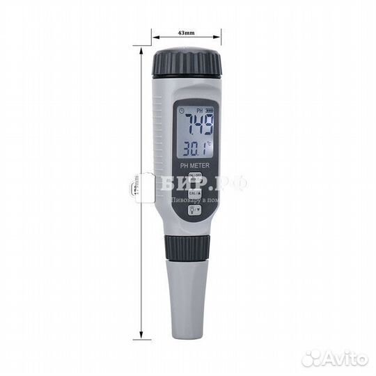 Портативный цифровой PH-метр (PH818)