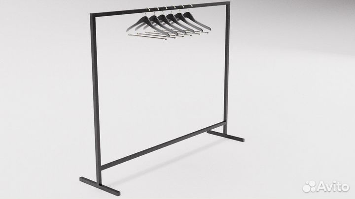 Вешалка напольная рейл