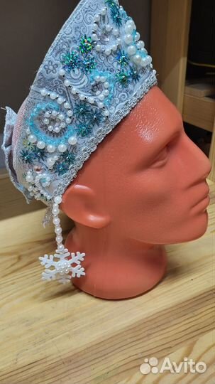 Кокошник снегурочки взрослый