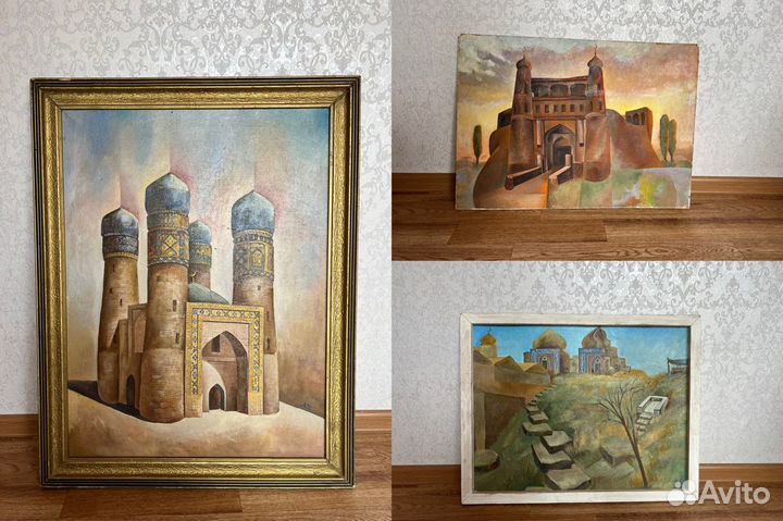 Картина маслом мечеть