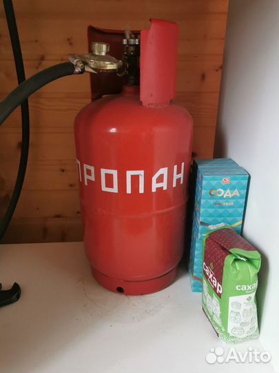 Газовая плита+заправленный балкон 12 литров