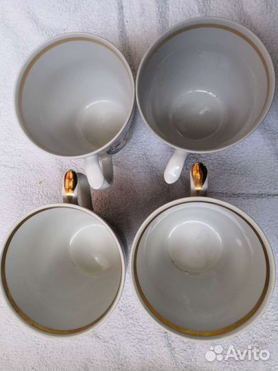 Чашки Киевский завод СССР Колядки