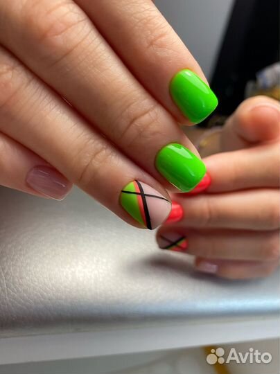 Модель на маникюр +укрепление