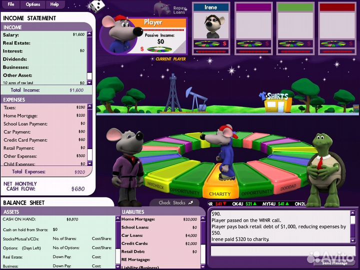 Игра Денежный Поток 101+202 Cashflow 101+202 диск