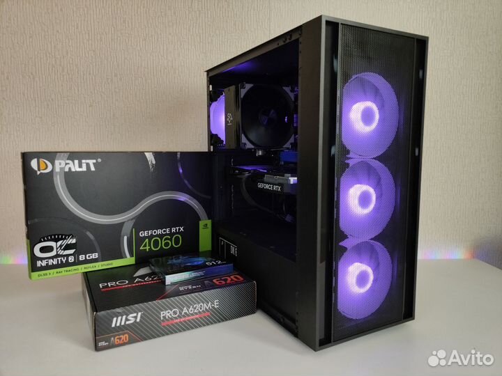 Новый пк: RTX 4060 / Ryzen 7500f / 32gb DDR5