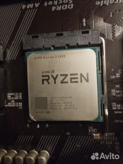 Материнская плата gigabyte AB350M-DS3H ryzen3 1200