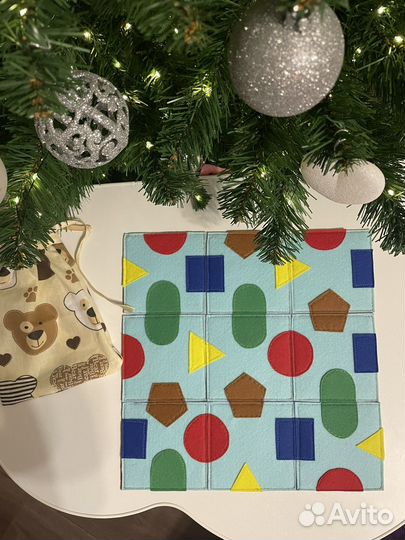 Пазлы из фетра «фигуры»