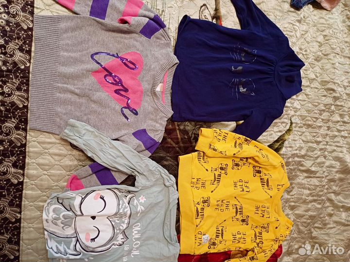 Детские вещи на девочку пакетом 86 92
