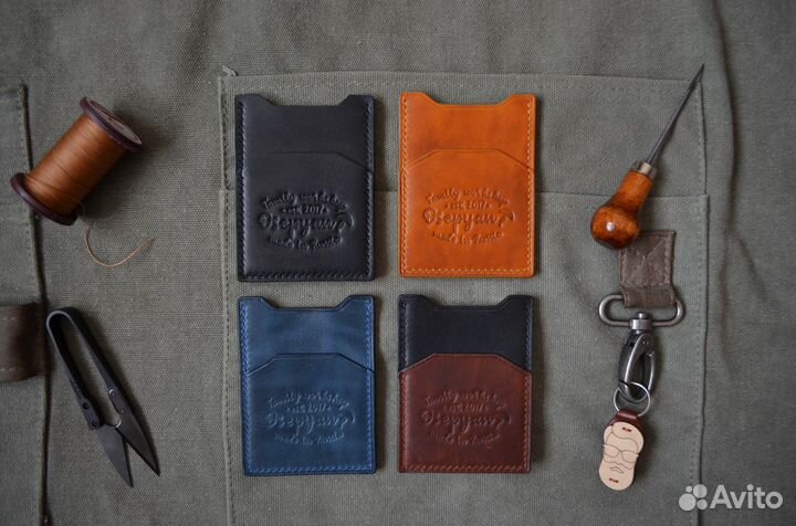 Картхолдер из кожи