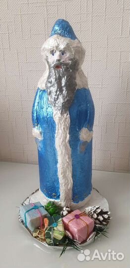 Дед мороз, снегурочка поделка в школу, садик