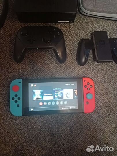 Nintendo switch прошитая чип+256gb