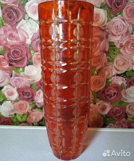 Хрустальная ваза для цветов СССР