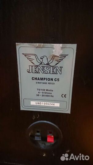 Jensen Champion C5 Акустические колонки Hi Fi USA